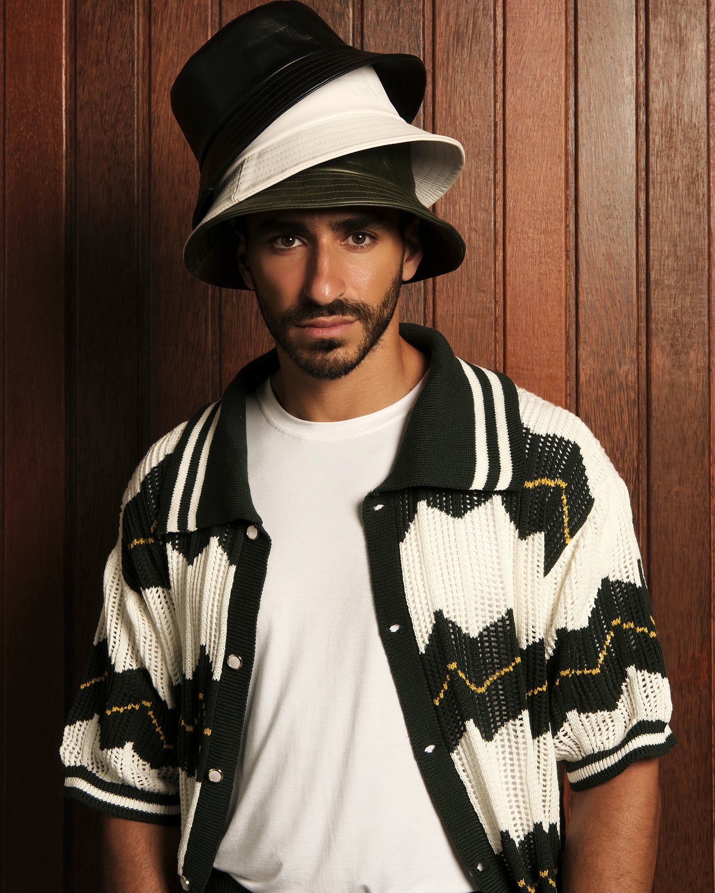 Leather Bucket Hat
