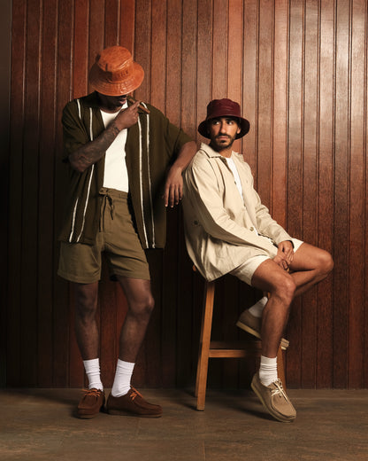 Leather Bucket Hat